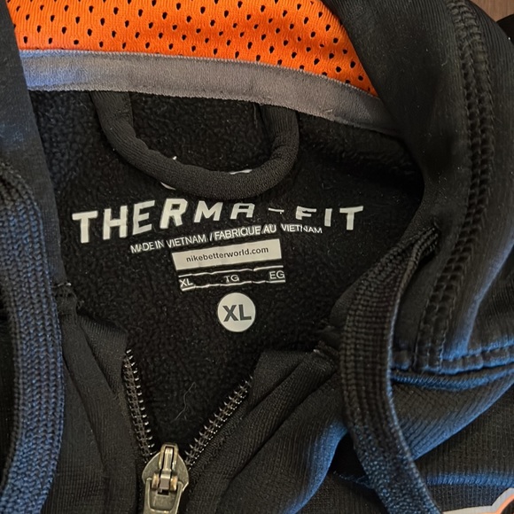 Oklahoma State Cowboys Nike black therma-fit full zip hoodie size XL - Picture 5 of 5